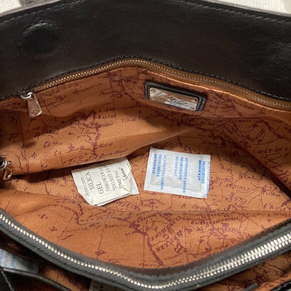 Patricia Nash Black Leather Shoulder Bag - Picture 12 of 16